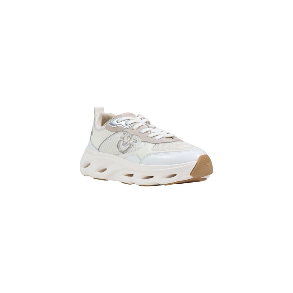 PINKO Beige Leder-Chunky-Sneaker