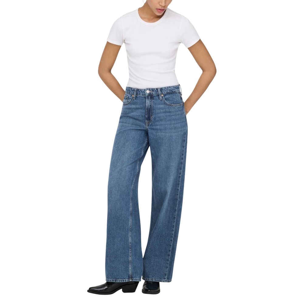 Only Blue Baumwoll-Jeans im Relaxed Fit