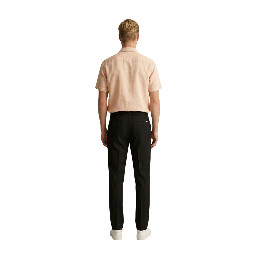 Gianni Lupo Schwarze Skinny-Hose aus Polyester