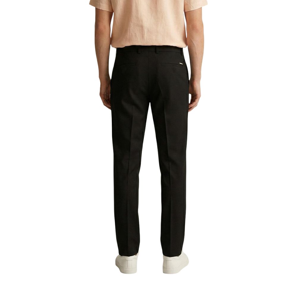 Gianni Lupo Schwarze Skinny-Hose aus Polyester