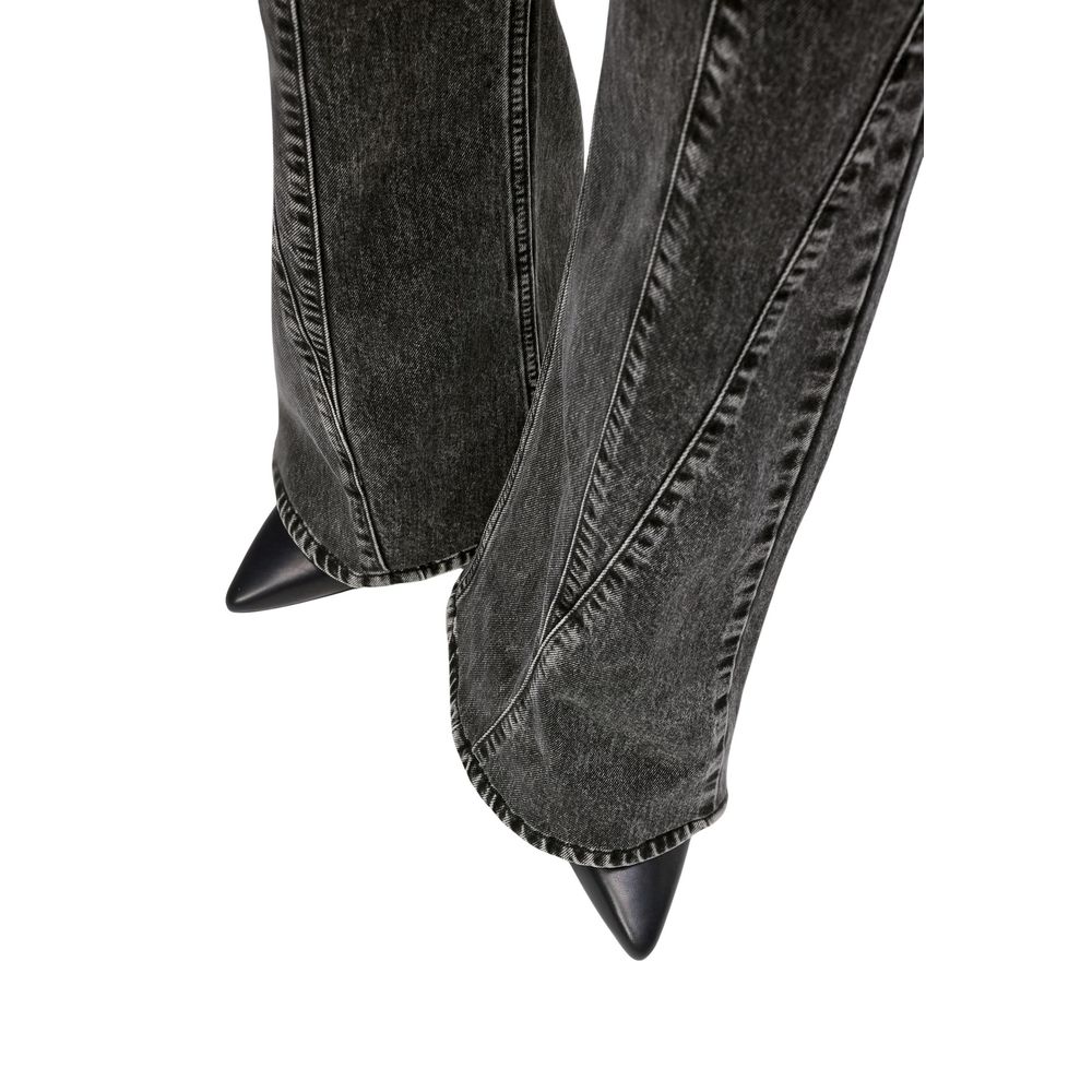 Karl Lagerfeld Black Mom Jeans aus recycelter Baumwolle