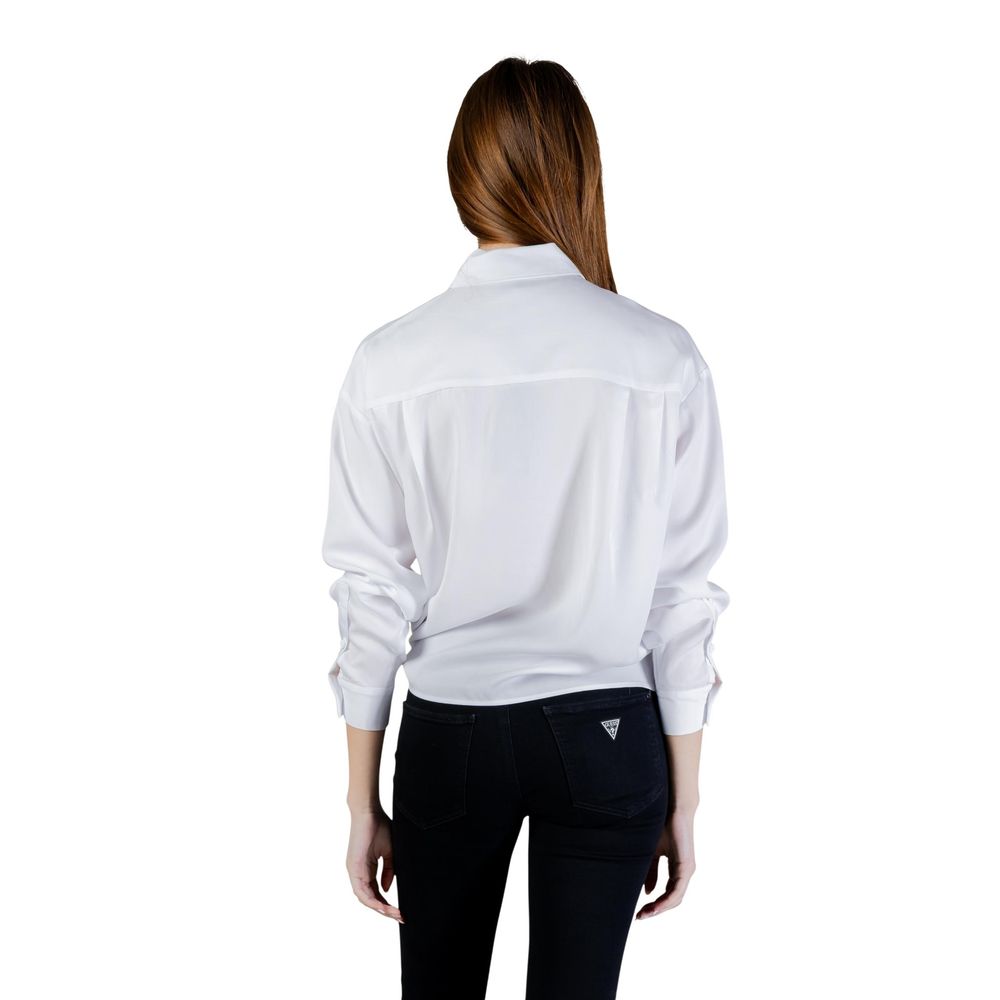 Karl Lagerfeld Weiße Lyocell-Bluse