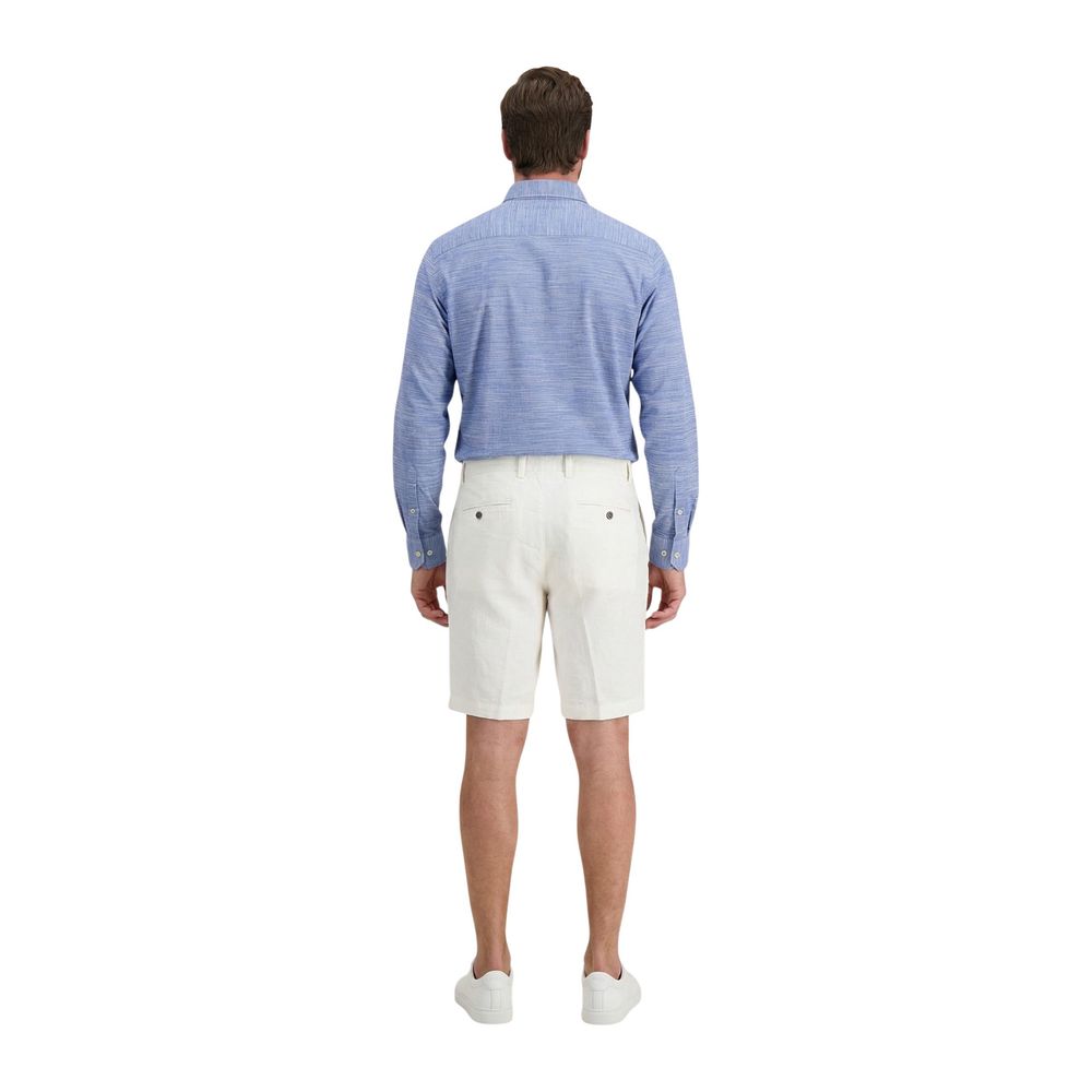 Borghese Bermuda-Shorts aus weißem Leinen