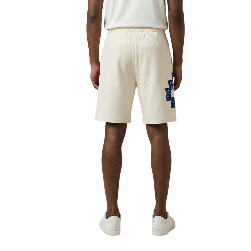 County of Milan Bermuda-Shorts aus cremefarbener Baumwolle