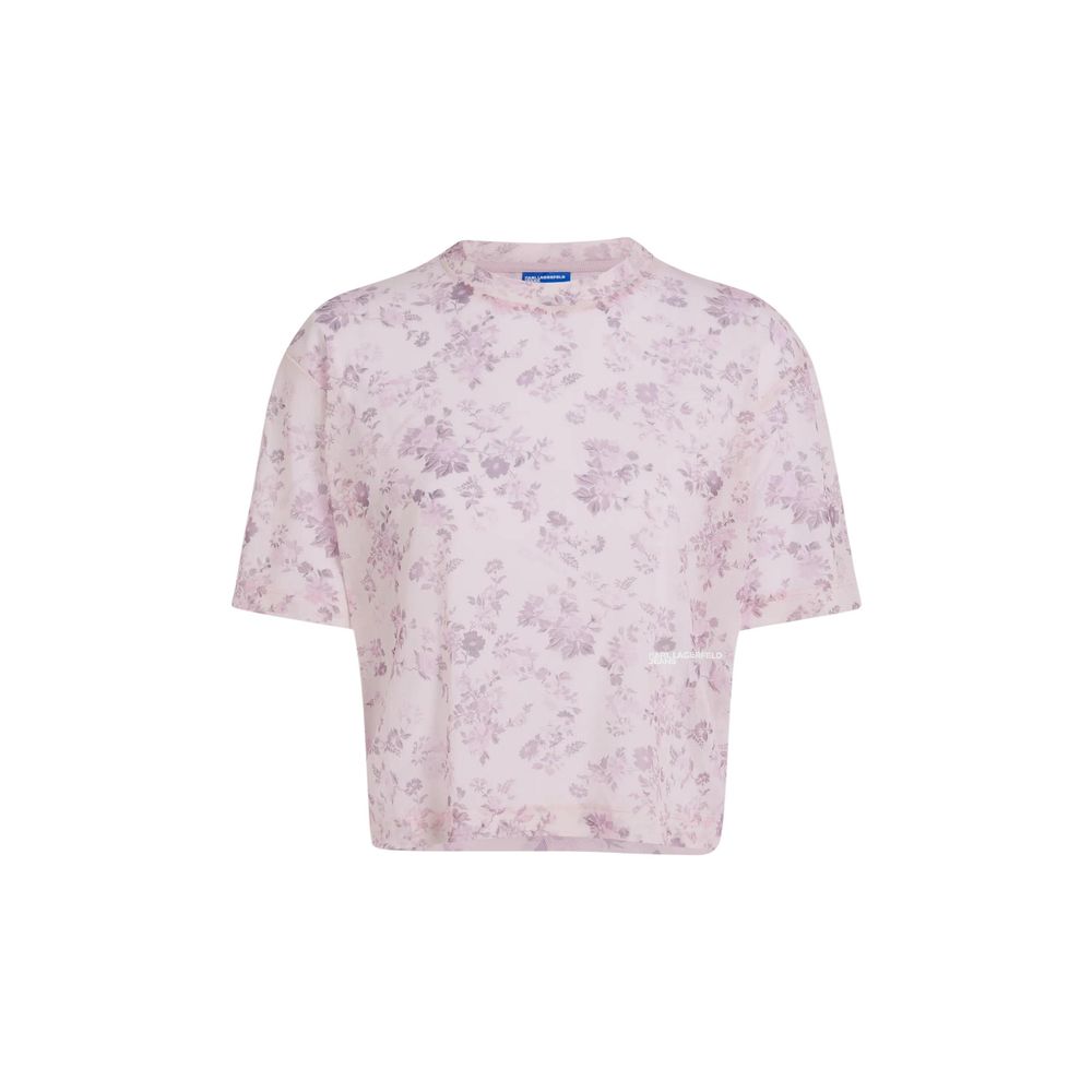 Karl Lagerfeld Mehrfarbiges Polyester-T-Shirt