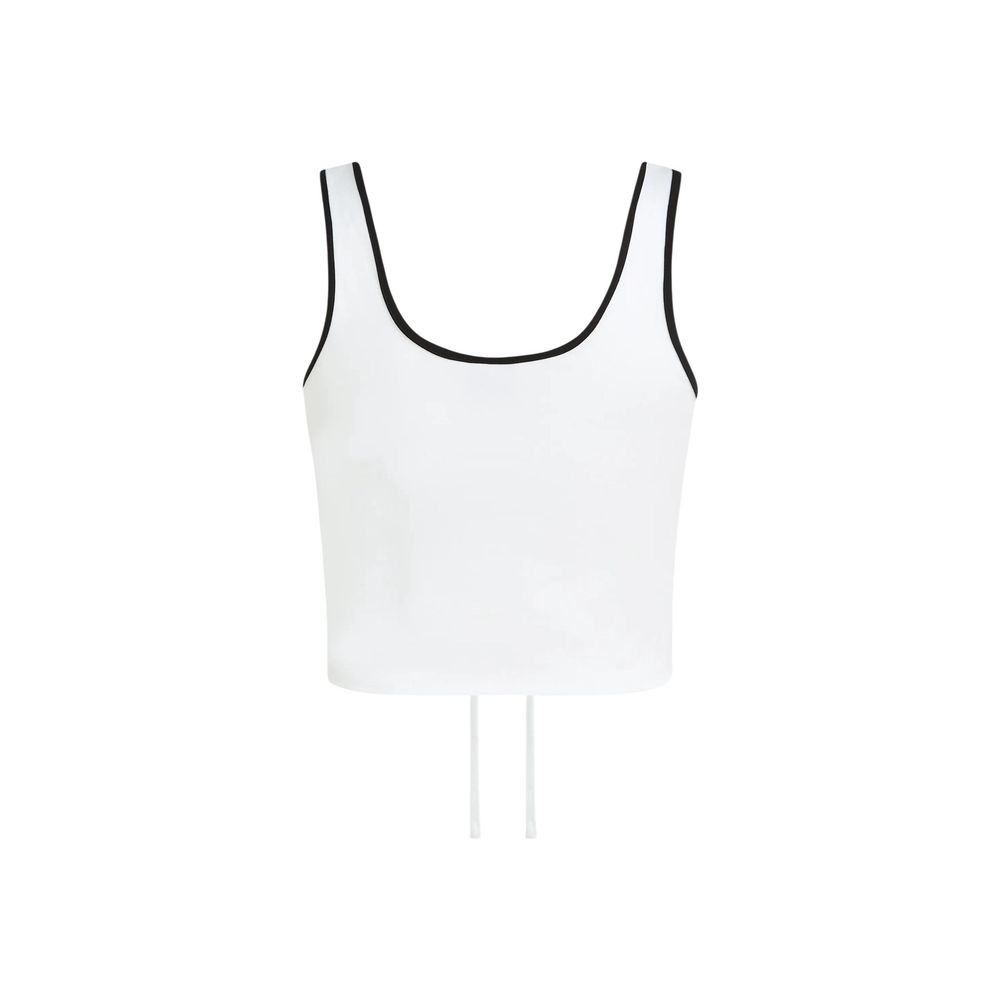 Karl Lagerfeld White Viscose Top