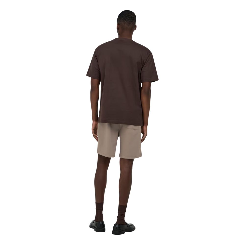 Only & Sons Beige Bermuda-Shorts aus recyceltem Polyester