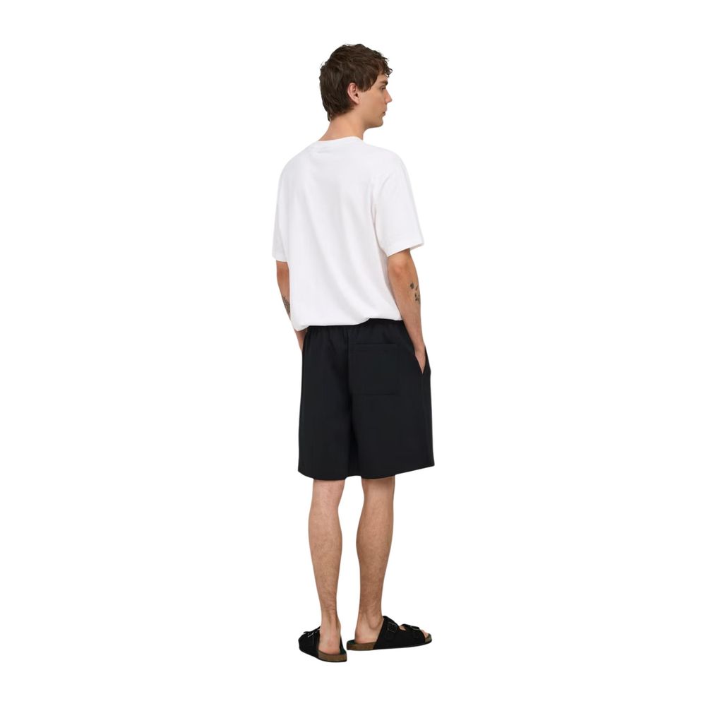 Only & Sons Schwarze Bermudashorts aus recyceltem Polyester