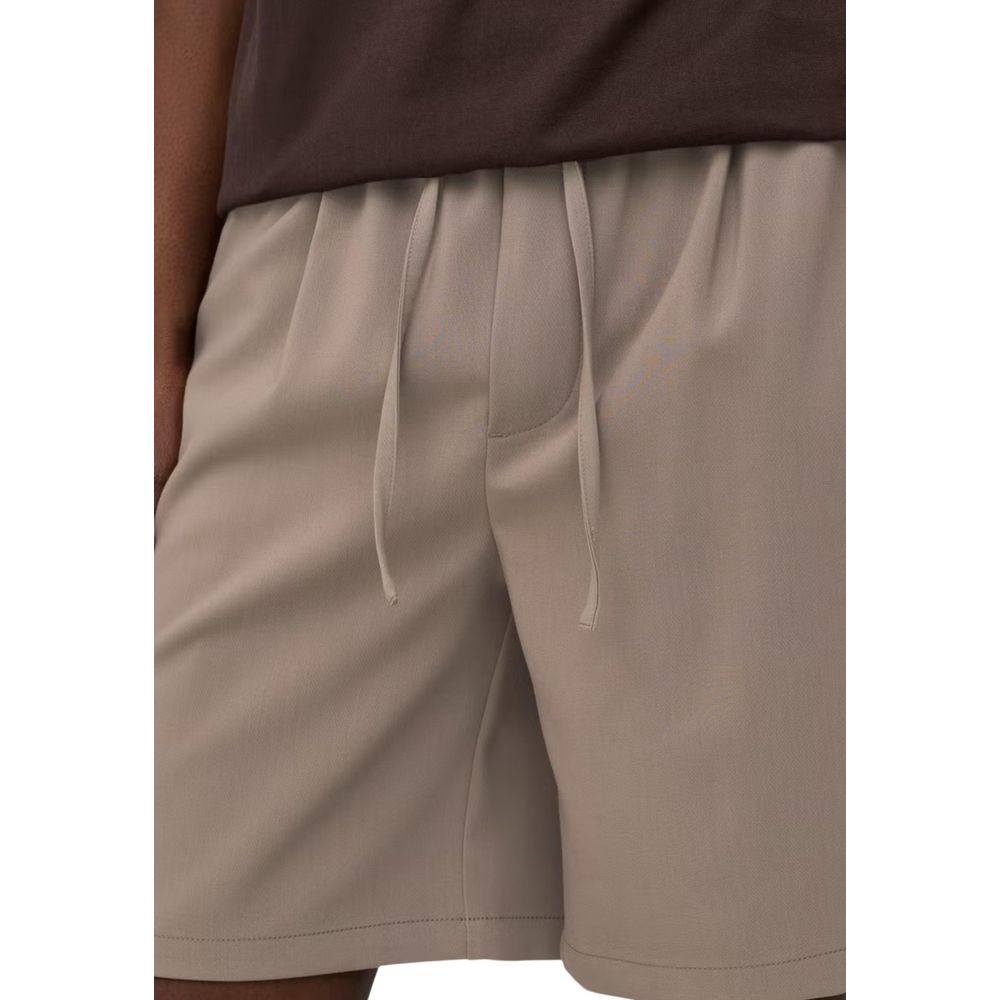 Only & Sons Beige Bermuda-Shorts aus recyceltem Polyester