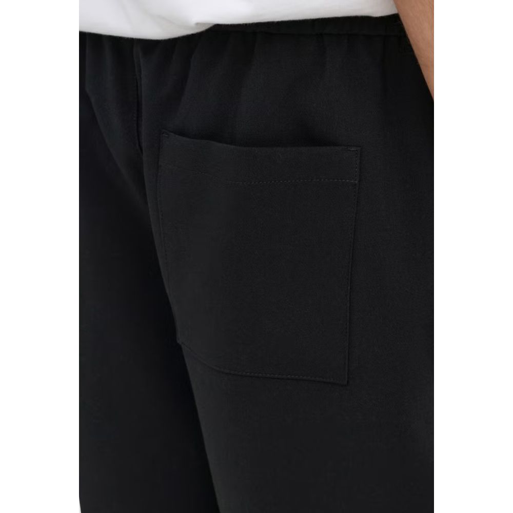 Only & Sons Schwarze Bermudashorts aus recyceltem Polyester