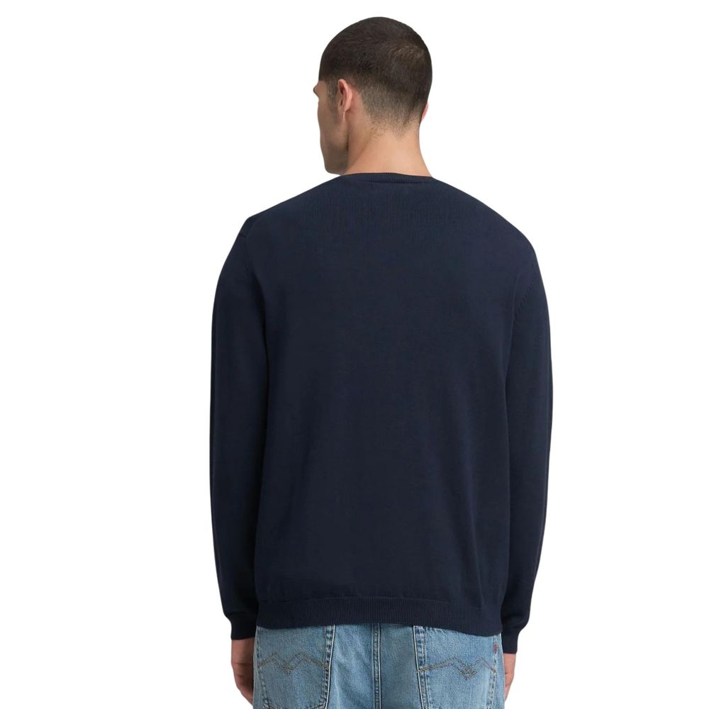 Replay Baumwoll-Sweatshirt in Blau