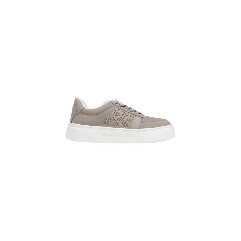 Armani Exchange Braune Polyamid-Athletik-Sneaker