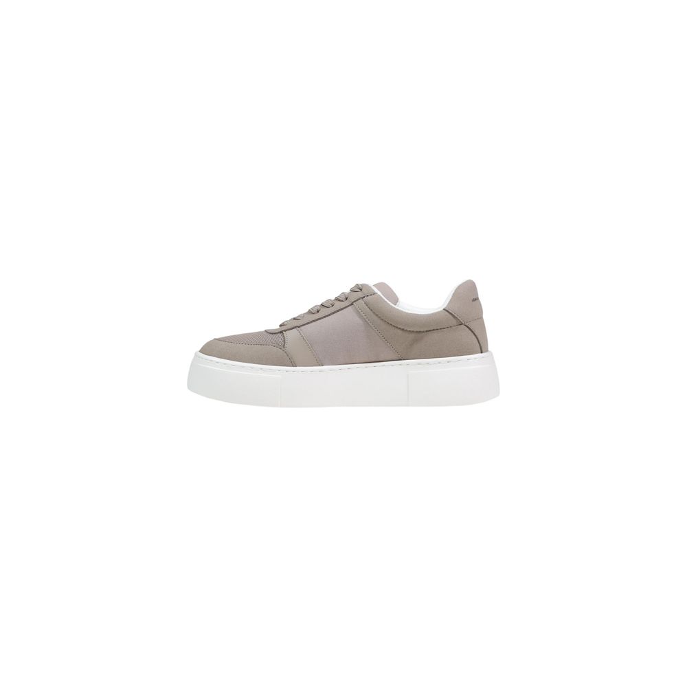 Armani Exchange Braune Polyamid-Athletik-Sneaker