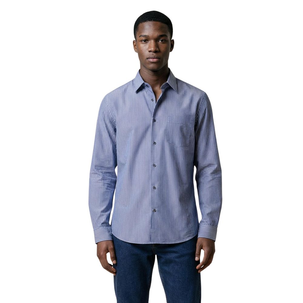 Armani Exchange Zweifarbiges Baumwoll-Hemd