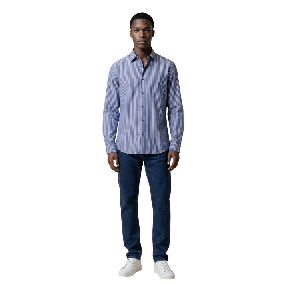 Armani Exchange Zweifarbiges Baumwoll-Hemd