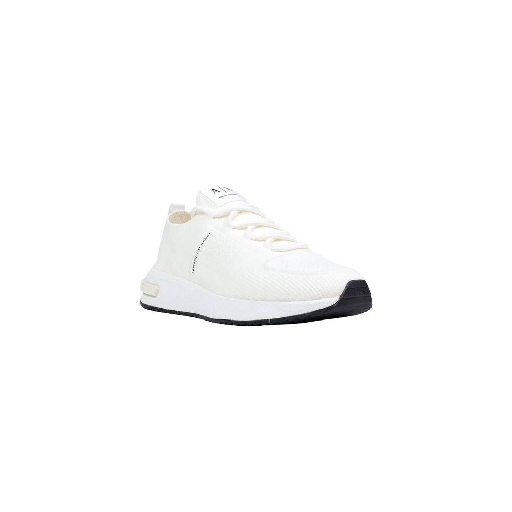 Armani Exchange Weiße Polyester-Sportschuhe