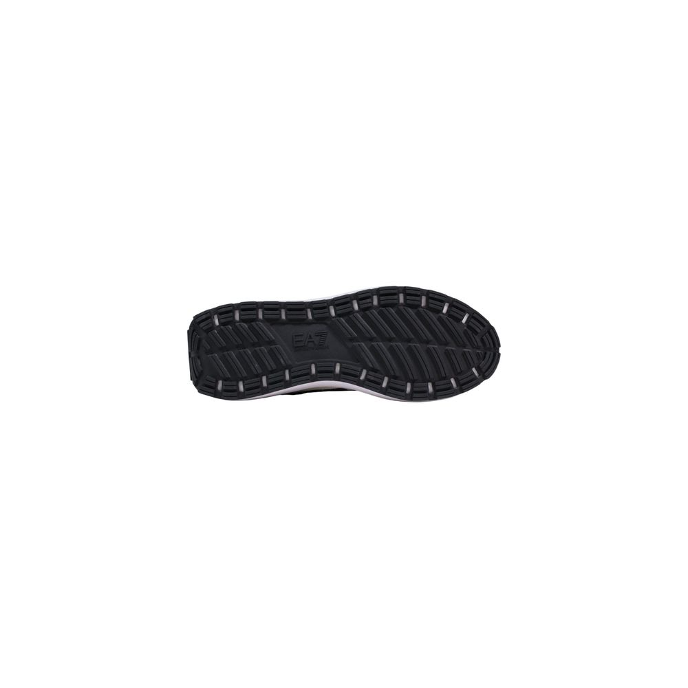 EA7 Emporio Armani Schwarz-weiße Sportsneaker aus Polyethylen