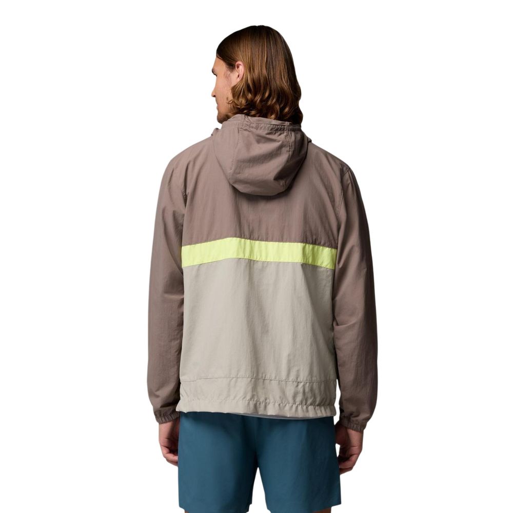 Columbia graue Nylon-Shell-Jacke