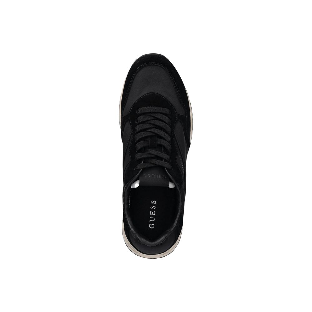 Guess Schwarze sportliche Sneaker aus Polyester