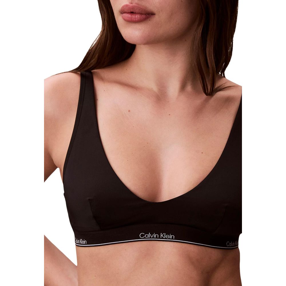 Calvin Klein Jeans Schwarzer Bikini aus recyceltem Polyester