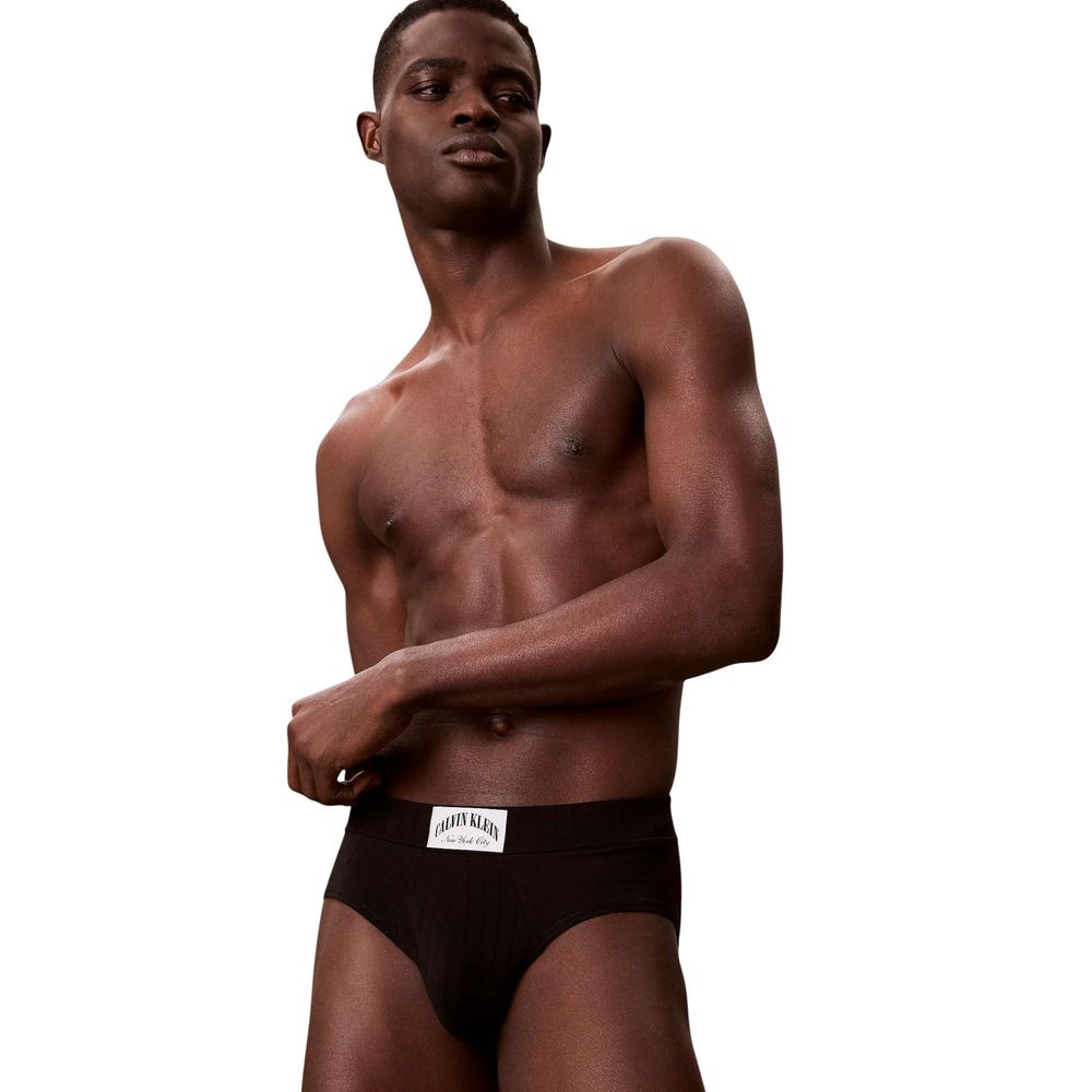 Calvin Klein Unterwäsche Schwarze Baumwollslips