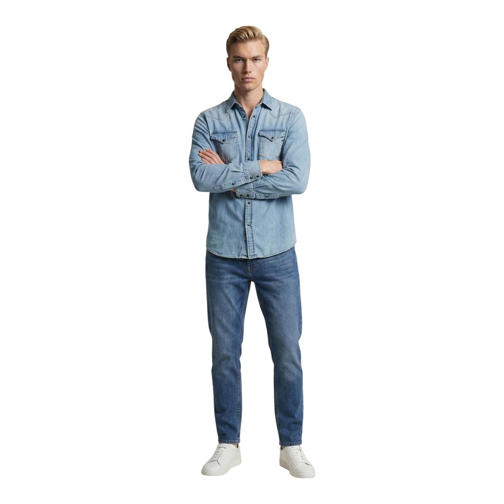 Replay Hellblaues Jeanshemd