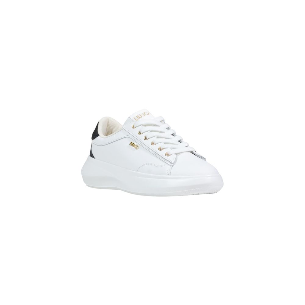 Liu Jo Schwarz-Weiße Polyethylen Low-Top-Sneakers