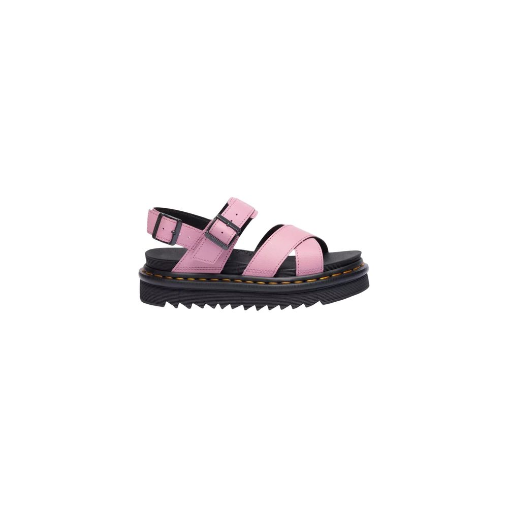 Dr. Martens Rosa Leder Plateau-Sandalen