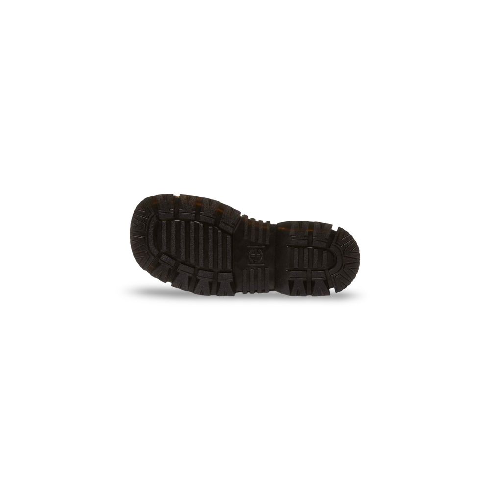 Dr. Martens Schwarze Plateau-Sandalen aus Leder