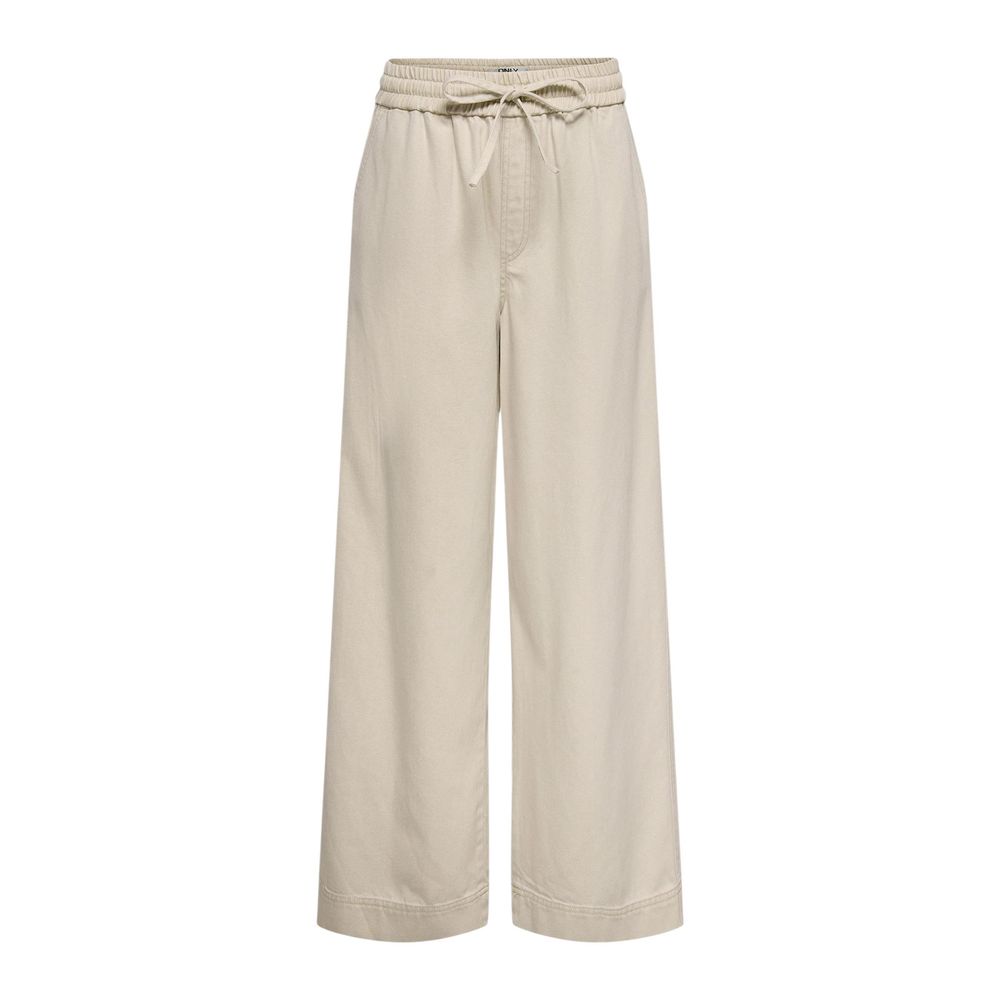 Only Cream-Baumwollhose mit Schlag