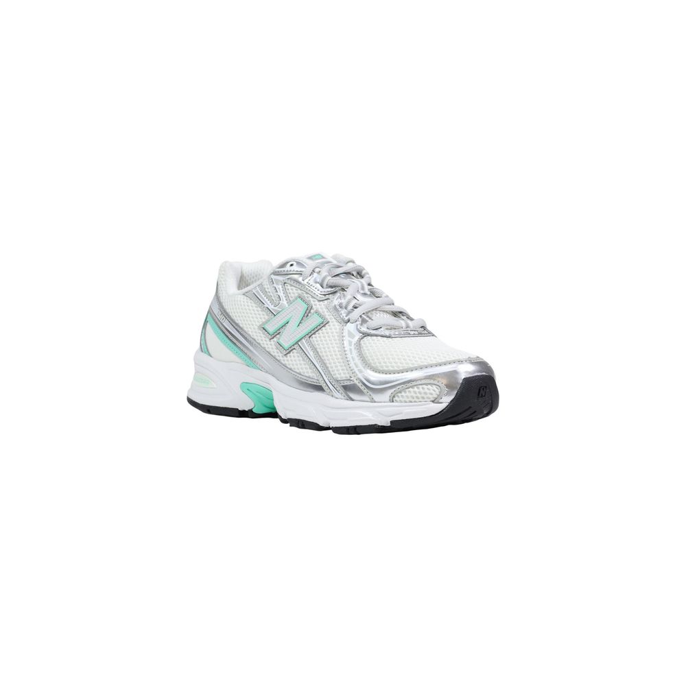 New Balance silberne Synthetik-Athletik-Sneakers