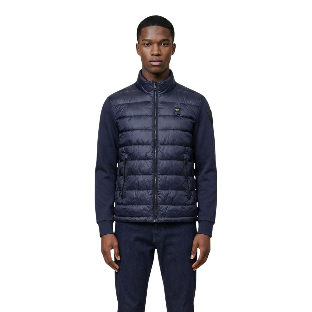 Blauer Blue Polyamid-Shelljacke