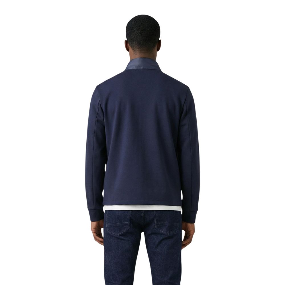 Blauer Blue Polyamid-Shelljacke