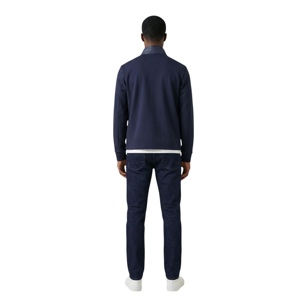 Blauer Blue Polyamid-Shelljacke