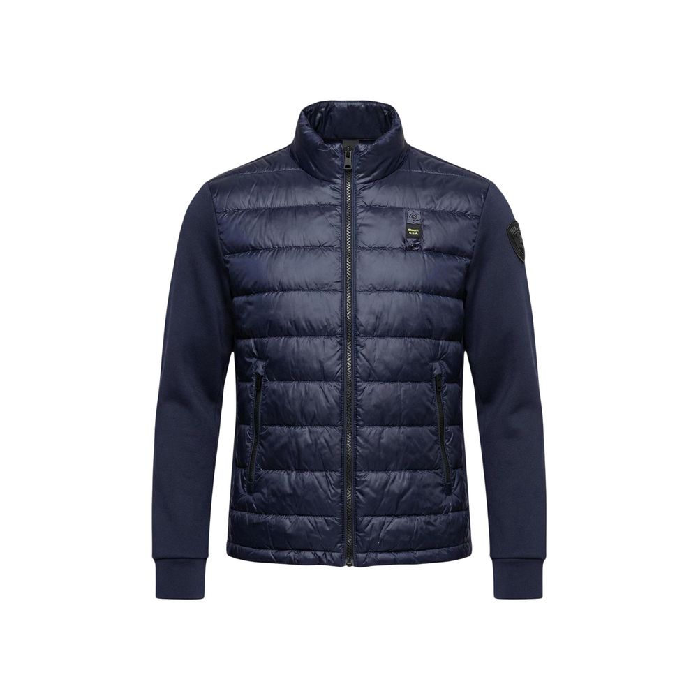 Blauer Blue Polyamid-Shelljacke