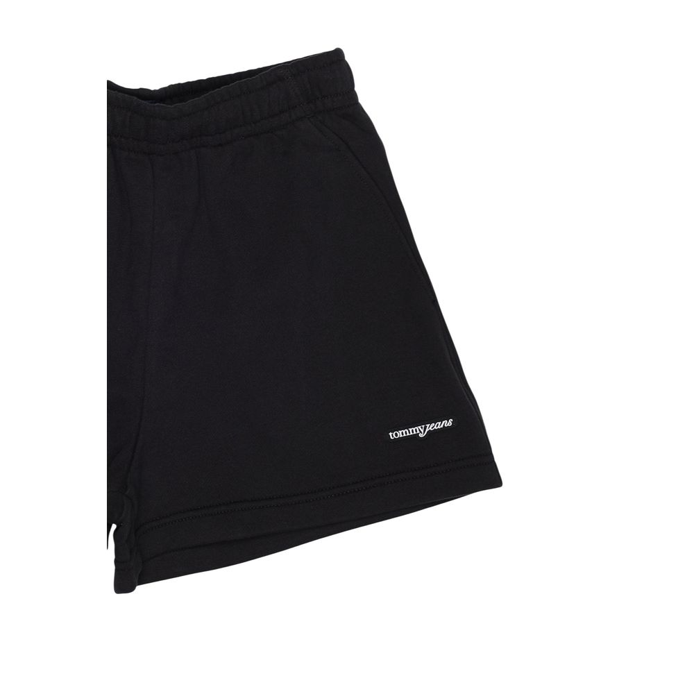 Tommy Hilfiger Jeans Shorts und Mini-Shorts aus recycelter Baumwolle in Schwarz