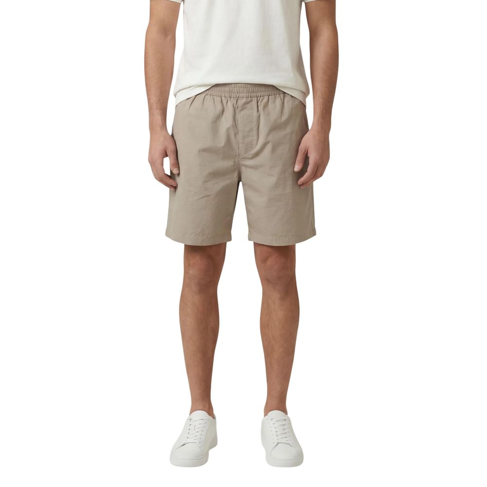 Armani Exchange Beiger Baumwoll-Bleistiftrock bis zum Knie