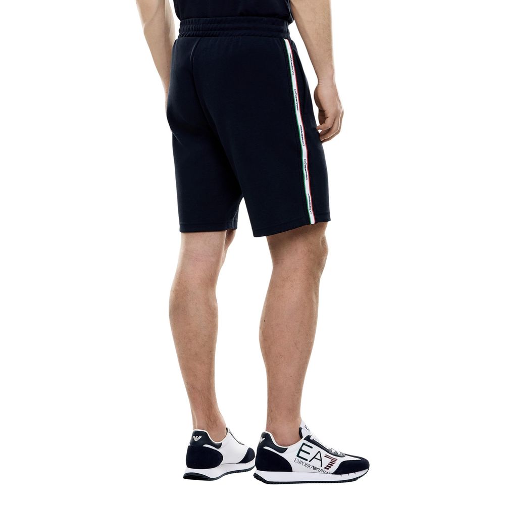 EA7 Emporio Armani Blaue Baumwolle Knielang