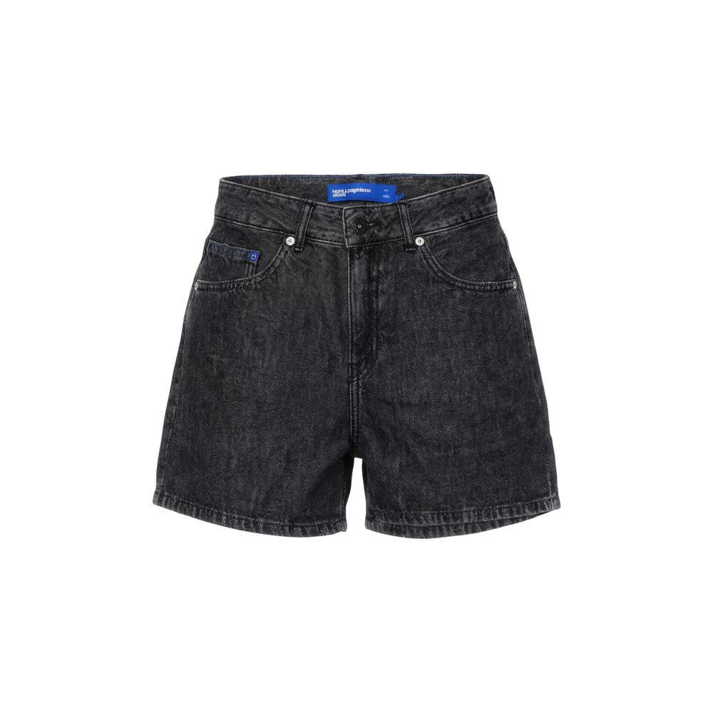 Karl Lagerfeld Schwarze Jeansshorts