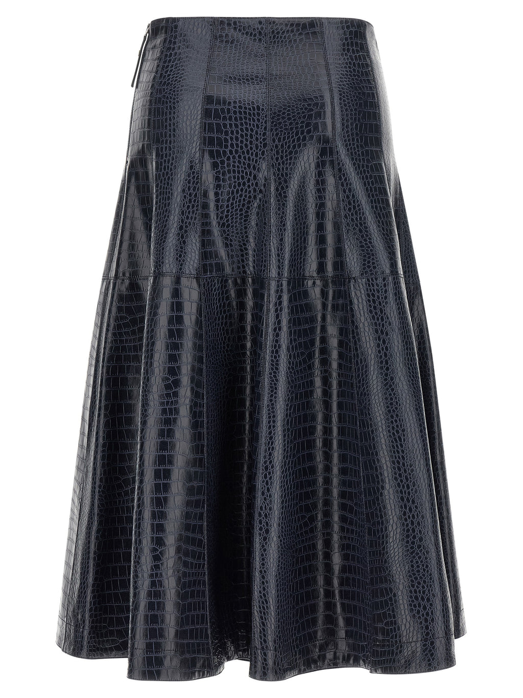 PINKO Blauer Midirock aus Viskose