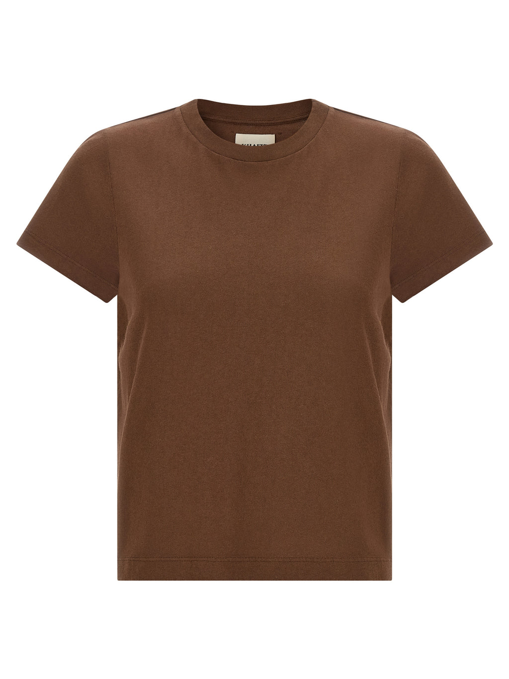 Khaite Braunes Baumwoll-T-Shirt