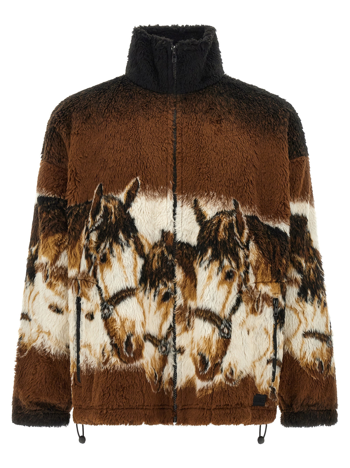 MM6 Maison Margiela Braunes Polyethylen-Sweatshirt