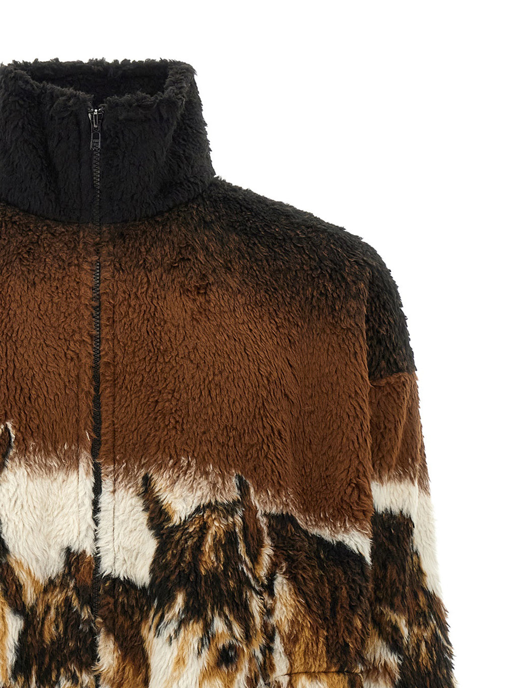 MM6 Maison Margiela Braunes Polyethylen-Sweatshirt