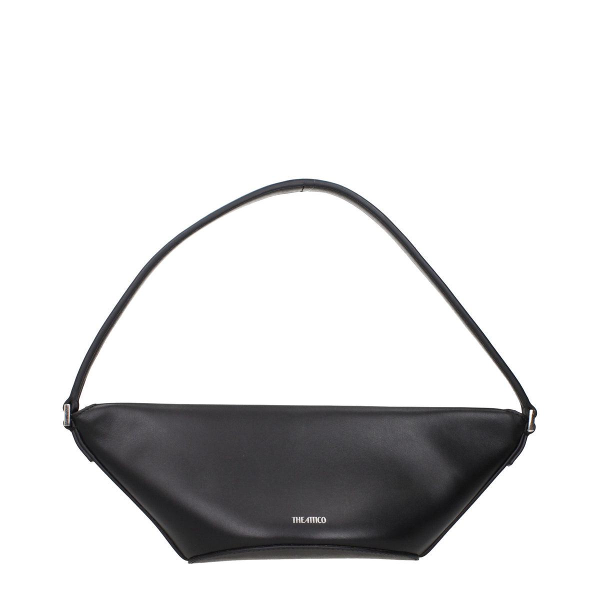 The Attico Black Leather Handbag