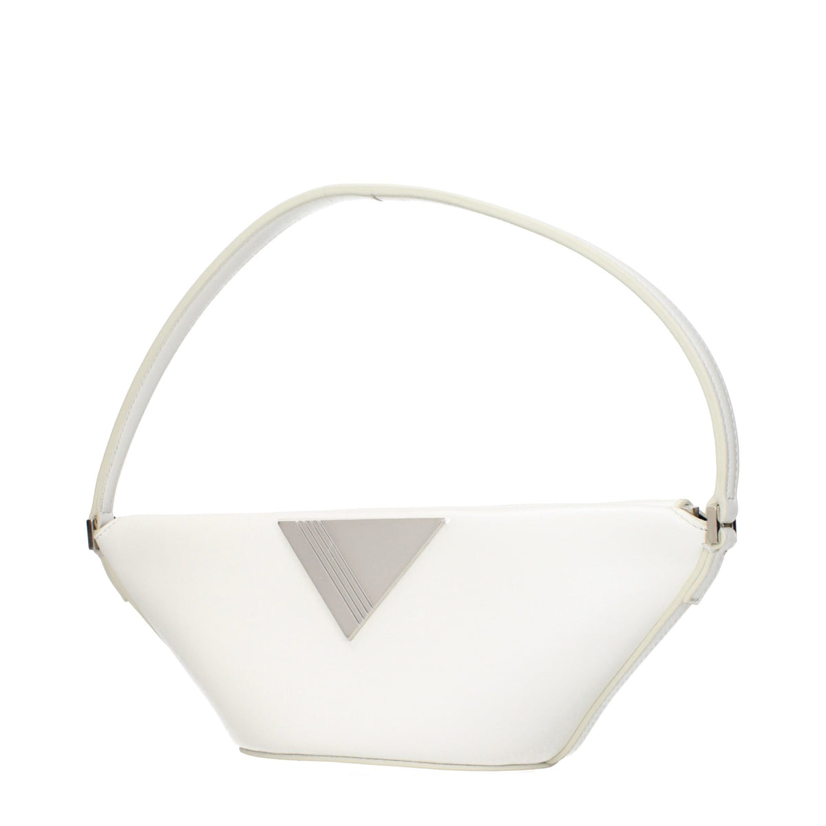 The Attico White Leather Handbag