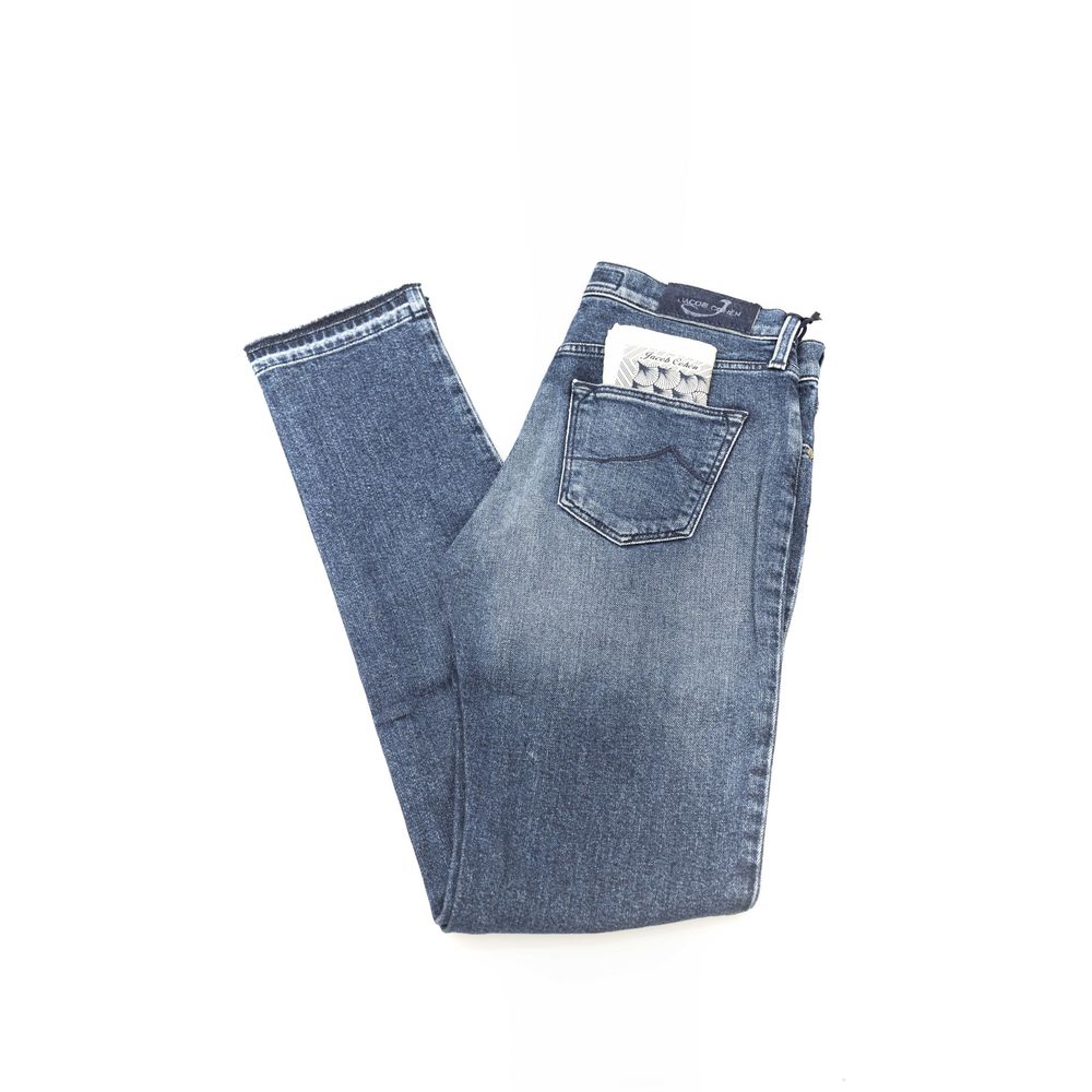 Jacob Cohen Blaue Baumwoll-Damenjeans