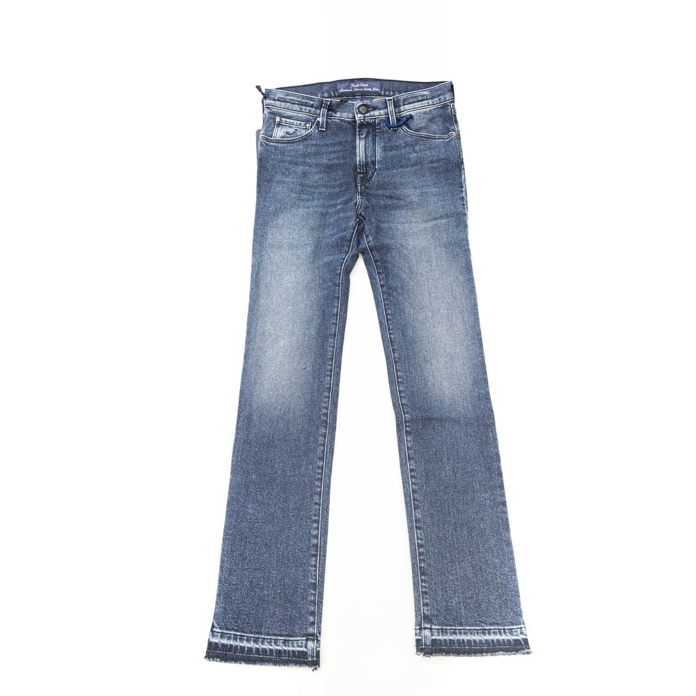 Jacob Cohen Blaue Baumwoll-Damenjeans
