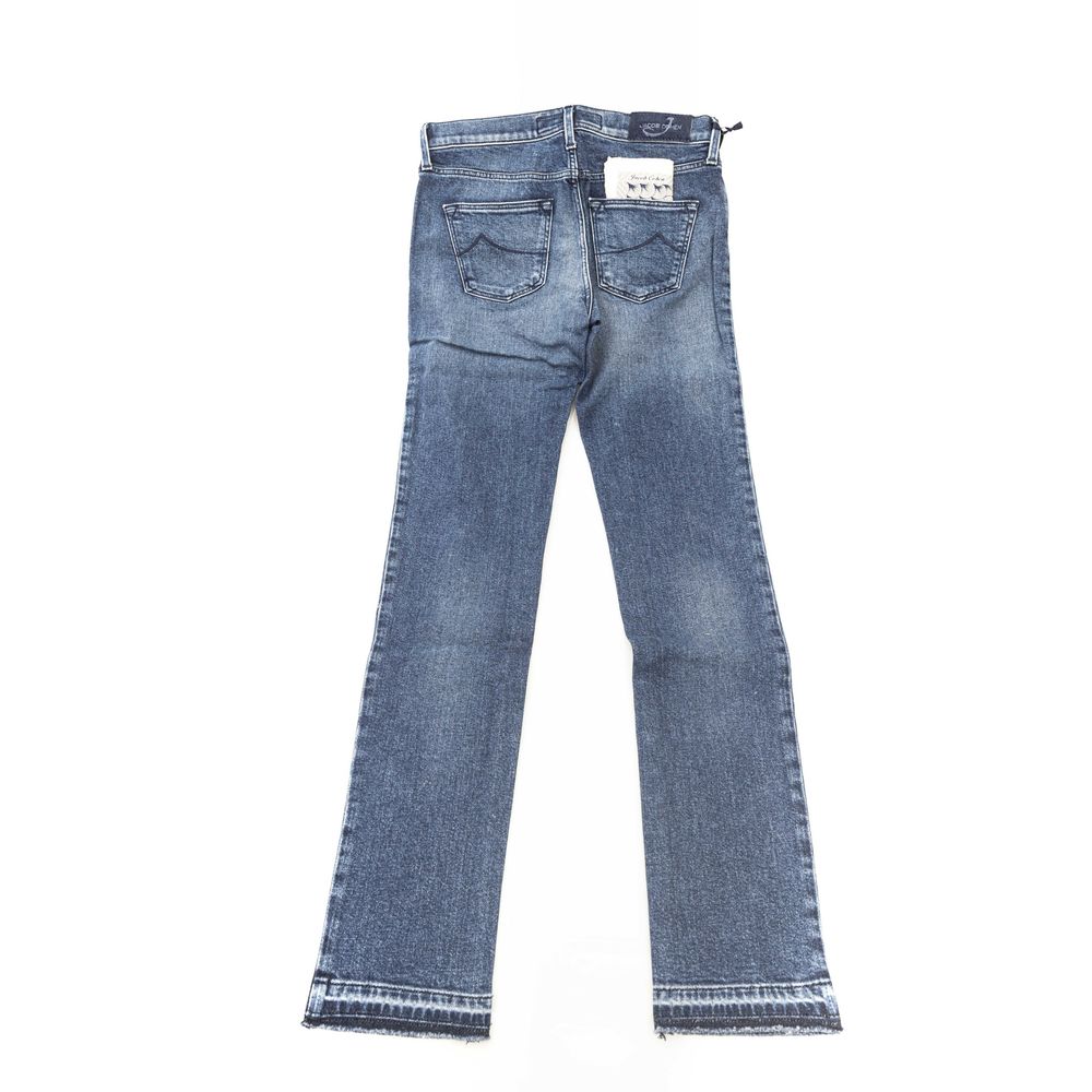 Jacob Cohen Blaue Baumwoll-Damenjeans