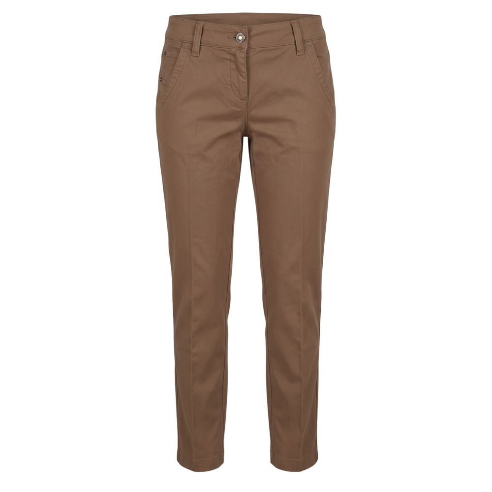 Jacob Cohen Braune Baumwollhose für Damen