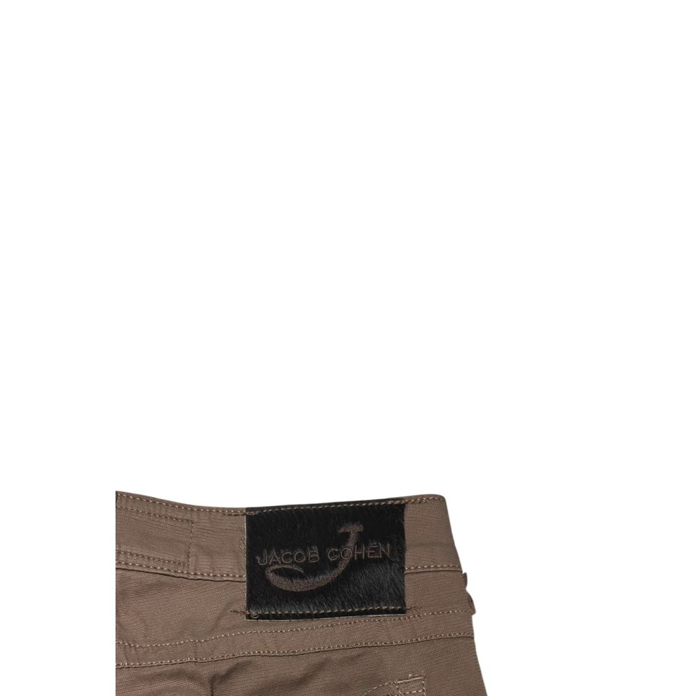 Jacob Cohen Braune Baumwollhose für Damen